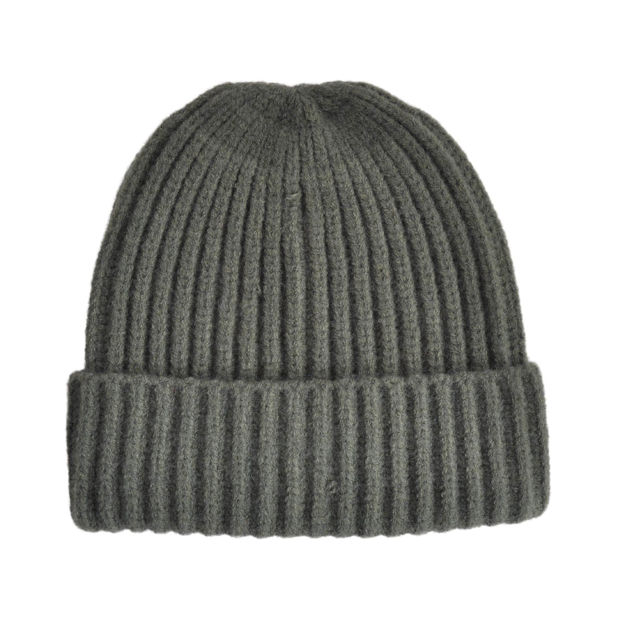 Ribbed Beanie - Forest Green